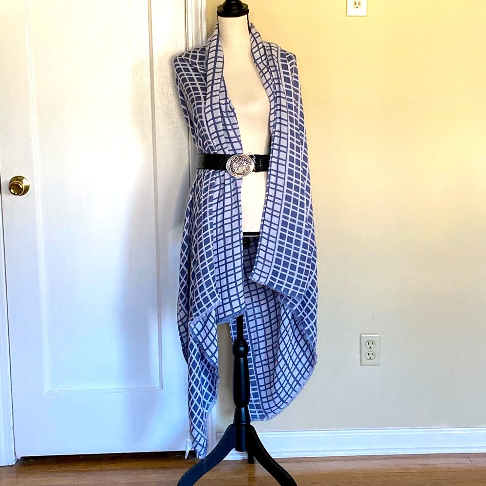 Banana Republic Factory Large Checked Scarf/Shawl